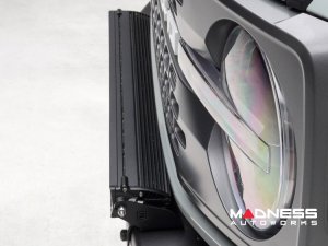 Ford Bronco Lighting Upgrade - Front - Factory Bumper - ZROADZ - Bumper Top Light Bar - w/ 30 Inch Single Row LED Bar